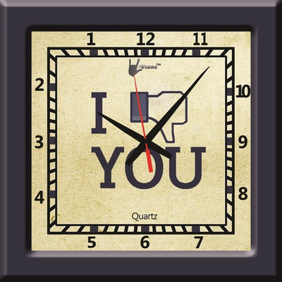 55% OFF on Lycans Anti 0112 Analog Wall Clock Yellow, Black 55% OFF on Lycans Anti 0112 Analog Wall Clock Yellow, Black