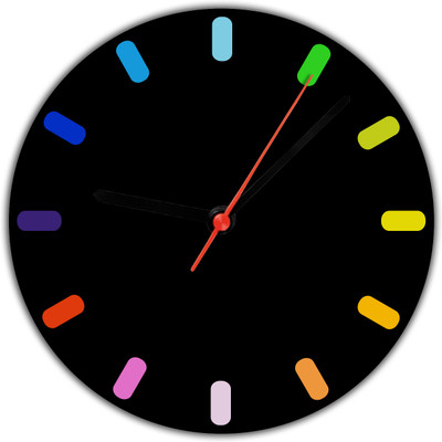 14% OFF on Lovely Collection Multicoloured Designer Analog Wall Clock Multicolour 14% OFF on Lovely Collection Multicoloured Designer Analog Wall Clock Multicolour