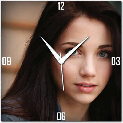 72% OFF on Amore Women Close Up Analog Wall Clock Multicolor