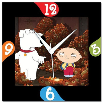 70% OFF on WebPlaza Family Guy Analog Wall Clock Multicolor