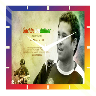50% OFF on Moneysaver Sachin Tendulkar 01 Analog Wall Clock Multicolour 50% OFF on Moneysaver Sachin Tendulkar 01 Analog Wall Clock Multicolour