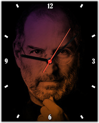40% OFF on Lovely Collection Steve Jobs Thinking Analog Wall Clock Multicolor