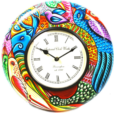 47% OFF on Purpledip Abstract Art Analog Wall Clock Multicolor 47% OFF on Purpledip Abstract Art Analog Wall Clock Multicolor