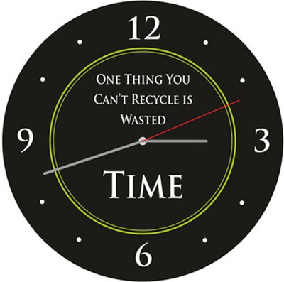 14% OFF on Everyday Gifts Corporate Analog Wall Clock Black