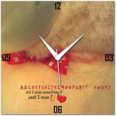 70% OFF on WebPlaza Sweet Love Analog Wall Clock Multicolor 70% OFF on WebPlaza Sweet Love Analog Wall Clock Multicolor