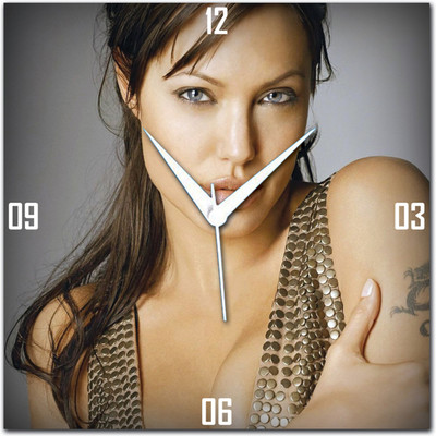 72% OFF on Amore Angelina Jolie 4 Analog Wall Clock Multicolor