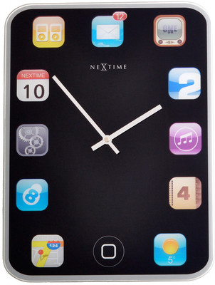 6% OFF on Nextime Wall Pad Analog Wall Clock Black 6% OFF on Nextime Wall Pad Analog Wall Clock Black
