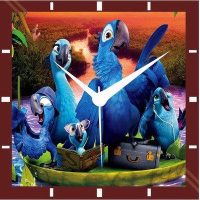 50% OFF on Moneysaver Rio 2 Kids Analog Wall Clock Multicolour 50% OFF on Moneysaver Rio 2 Kids Analog Wall Clock Multicolour