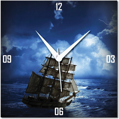 70% OFF on WebPlaza beautiful 369 Analog Wall Clock Multicolor