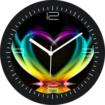 42% OFF on Regent Texture Rc 9249 Analog Wall Clock Black