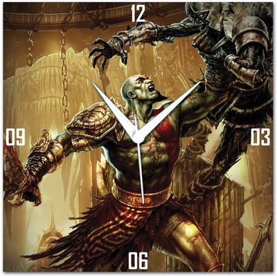 70% OFF on WebPlaza God Of War Analog Wall Clock Multicolor 70% OFF on WebPlaza God Of War Analog Wall Clock Multicolor