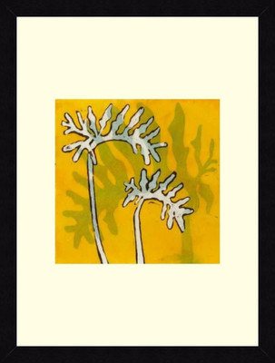 25% OFF on ART4U Gold Batik Botanical V - Framed Print 20 inch x 26 inch 26 inch X inch 20, Multicolor