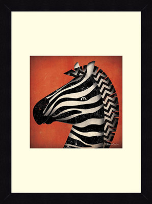 19% OFF on ART4U Zebra WOW - Framed Print 16 inch x 22 inch 22 inch X inch 16, Multicolor