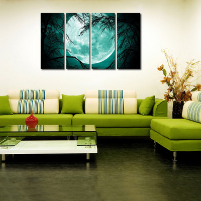 16% OFF on 999Store Multiple Frames Printed Moons like Modern Wall Art Painting - 4 Frames (127x76 Cm) 16% OFF on 999Store Multiple Frames Printed Moons like Modern Wall Art Painting - 4 Frames (127x76 Cm)