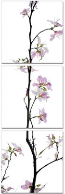 50% OFF on Go Hooked Orange And Yellow Mdf 3 Panel Wallpaper