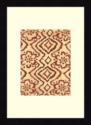 20% OFF on ART4U Ox Blood Ikat - Framed Print 16 inch x 22 inch 22 inch X inch 16, Multicolor