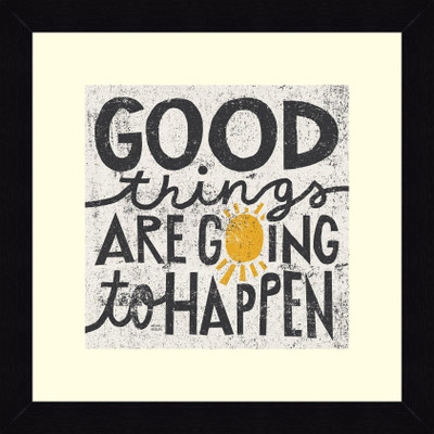 19% OFF on ART4U Good Things are Going to Happen - Framed Print 16 inch x 16 inch 16 inch X inch 16, Multicolor