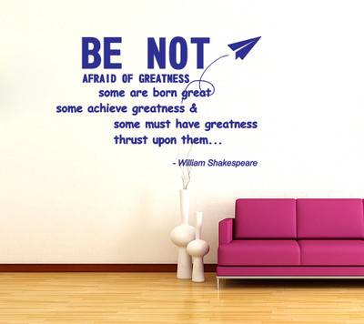 19% OFF on Highbeam Studio Shakespeare Quote - Large Blue