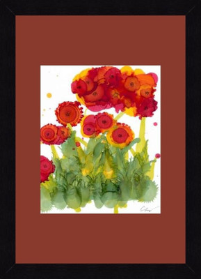 20% OFF on ART4U Poppy Whimsy IV - Framed Print 16 inch x 22 inch 22 inch X inch 16, Multicolor
