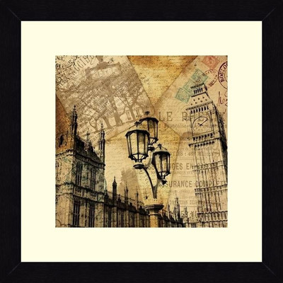 19% OFF on ART4U London 4 - Framed Print 16 inch x 16 inch 16 inch X inch 16, Multicolor
