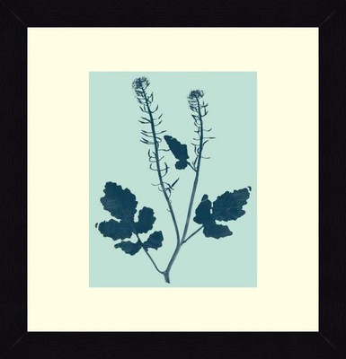 18% OFF on ART4U Indigo and Mint Botanical Study I - Framed Print 16 inch x 16 inch 16 inch X inch 16, Multicolor