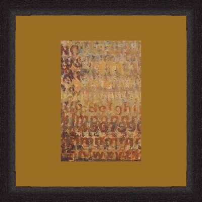 18% OFF on ART4U Earthen Language I - Framed Print 16 inch x 16 inch 16 inch X inch 16, Multicolor