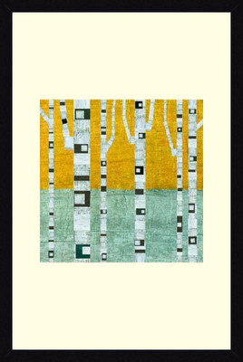 24% OFF on ART4U Early Winter Birches - Framed Print 24 inch x 36 inch 36 inch X inch 24, Multicolor