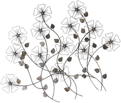 3% OFF on Goyal India Antique Brass Wall Décor (Gold, 83647)