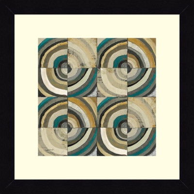 19% OFF on ART4U The Center II Abstract Turquoise - Framed Print 16 inch x 16 inch 16 inch X inch 16, Multicolor