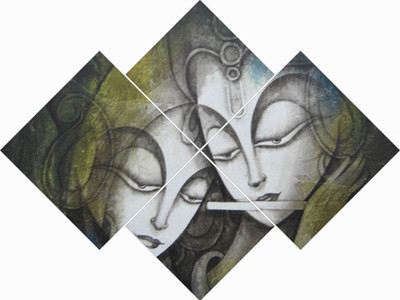 51% OFF on Go Hooked Black And White MDF 4 Panel Wallpaper 51% OFF on Go Hooked Black And White MDF 4 Panel Wallpaper