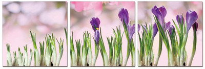 50% OFF on Go Hooked Orange And Yellow Mdf 3 Panel Wallpaper