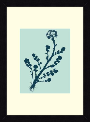 19% OFF on ART4U Indigo and Mint Botanical Study II - Framed Print 16 inch x 22 inch 22 inch X inch 16, Multicolor