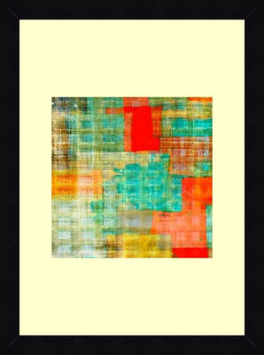 19% OFF on ART4U Teal and Orange II - Framed Print 16 inch x 22 inch 22 inch X inch 16, Multicolor