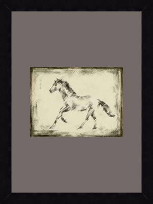 19% OFF on ART4U Equine Study II - Framed Print 16 inch x 22 inch 22 inch X inch 16, Multicolor