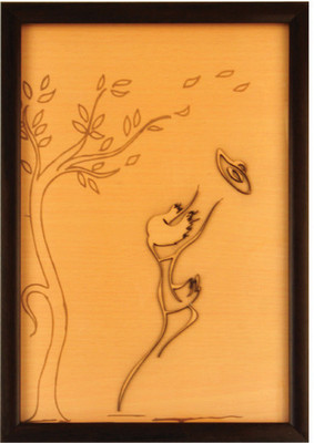 40% OFF on Bion Creations Wooden Carved Painting Facing The Storm