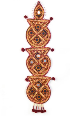 55% OFF on Little India Kutch Mirror Artwork Kumbh 3 Piece Wall Hanging 128 55% OFF on Little India Kutch Mirror Artwork Kumbh 3 Piece Wall Hanging 128
