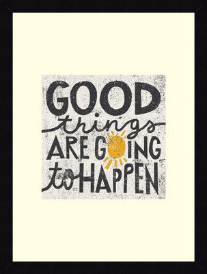 25% OFF on ART4U Good Things are Going to Happen - Framed Print 20 inch x 26 inch 26 inch X inch 20, Multicolor