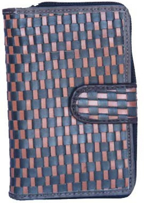 55% OFF on Matrix Women Casual Black Genuine Leather Wallet