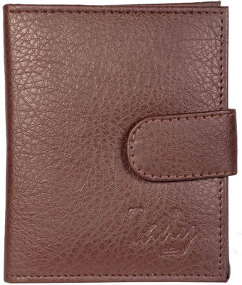 Tady Italio Men Brown Artificial Leather Card Holder 6 Card Slots