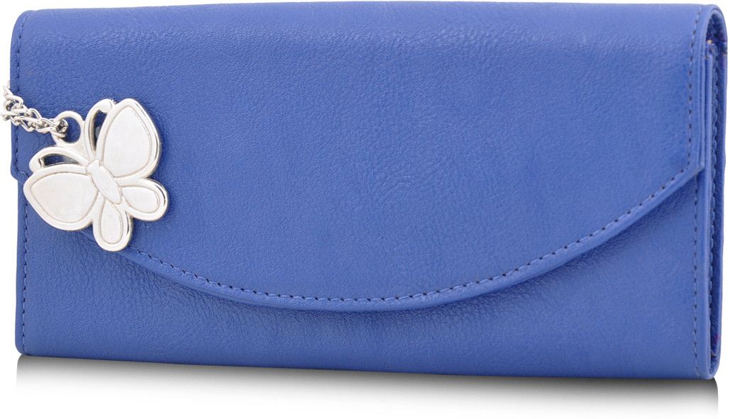 54% OFF on Butterflies Women Casual Blue Artificial Leather Wallet
