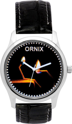 84% OFF on Ornix Fla03 Flame Analog Watch - For Men