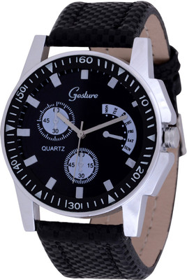 63% OFF on Gesture Chrono Type Strap Modest Analog Watch - For Men 63% OFF on Gesture Chrono Type Strap Modest Analog Watch - For Men