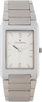 64% OFF on Invaders 67021-SCWHT Standard Analog Watch - For Men