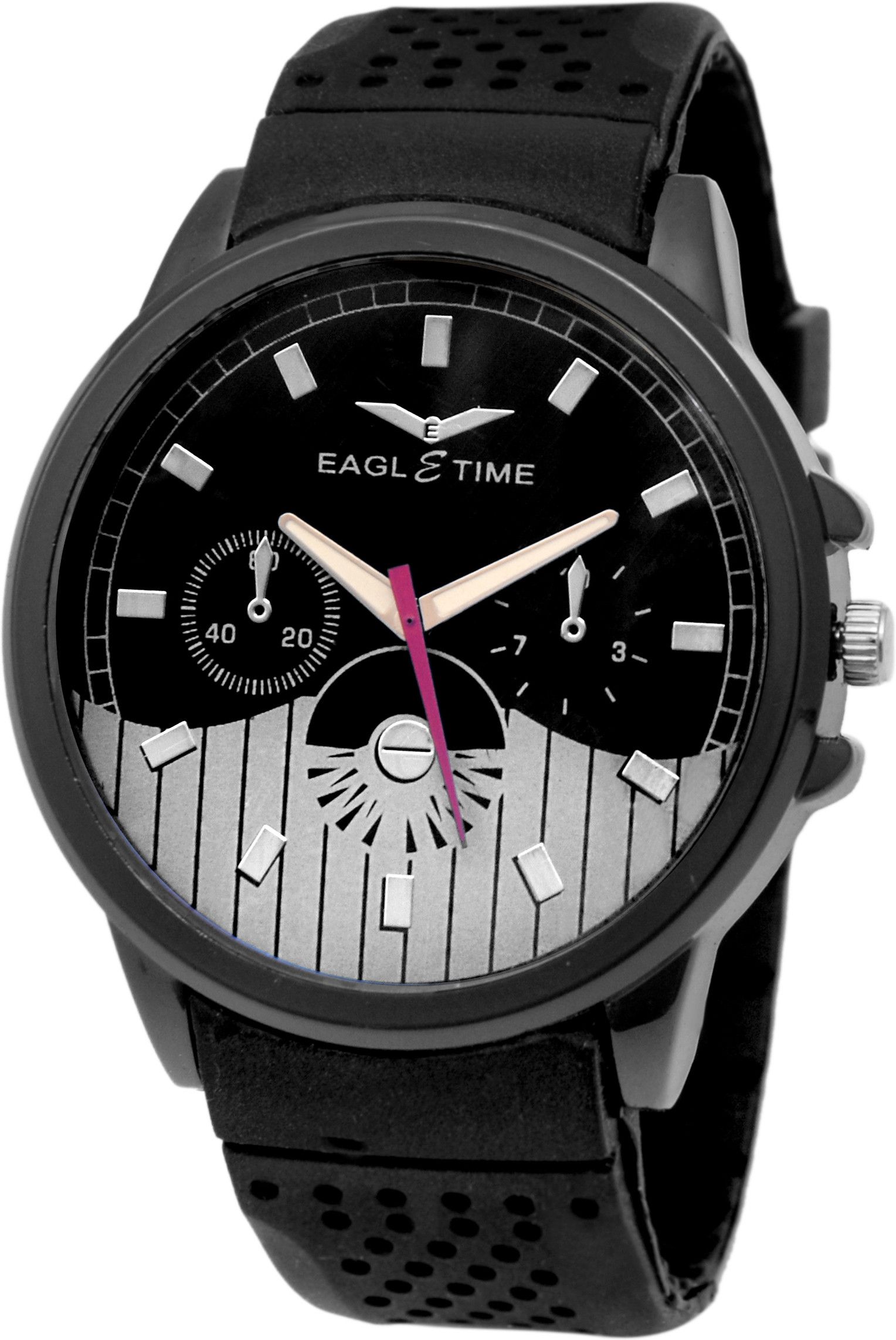 Eagle Time ETGR019BLKBLK Analog Watch For Men Buy Eagle Time ET