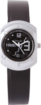 63% OFF on Telesonic TANINE-02 (Black) Fashion Era Analog Watch - For Women 63% OFF on Telesonic TANINE-02 (Black) Fashion Era Analog Watch - For Women