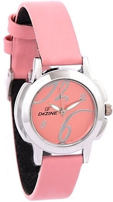 60% OFF on Dezine DZ-LR008-PNK-PNK Dezine Analog Watch - For Women