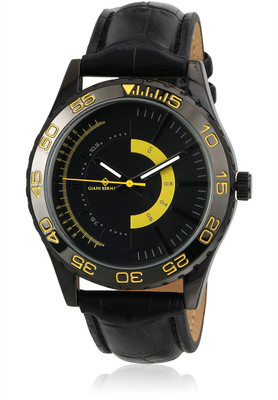 60% OFF on Giani Bernard GBM-02B Half Throttle Analog Watch - For Men