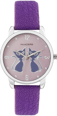 73% OFF on Invaders 67569-PURPLE Catz Analog Watch - For Women 73% OFF on Invaders 67569-PURPLE Catz Analog Watch - For Women