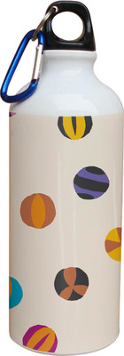 55% OFF on Tiedribbons Colorfull Circle Shaped Pattern 600 ml Water Bottle
