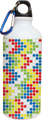 60% OFF on Tiedribbons Colorfull And Zigzag Pattern 600 ml Water Bottle